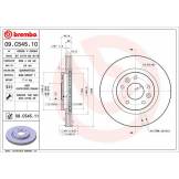 Диск тормозной передний (BREMBO) 1шт. Nissan X-Trail T32 / Qashqai J11 09C54511