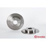 Диск тормозной задний BREMBO (1шт.) Nissan Primera P12 / Almera Tino 08946120