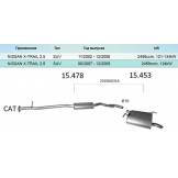 Глушитель задняя часть (EDEX) Nissan X-Trail T31 15453