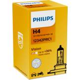 Лампа 12V H4 60/55W +30% PHILIPS Premium 1 шт. картон 12342PRC1 12342PRC1