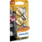 Комплект ламп накаливания блистер 2шт P21/5W 12V 21/5W BAY15D PHILIPS 12499B2 12499B2